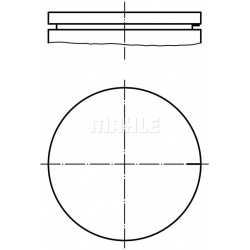 stūmoklis
                                MAHLE                                                082 78 00, MAHLE, 0827800, au