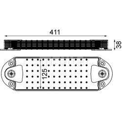 Aušintuvas tepalo
                                MAHLE                                                CLC 216 000P, MAHLE, 