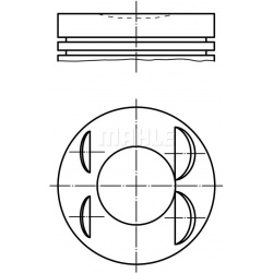 stūmoklis
                                MAHLE                                                021 PI 00127 000, MAHLE, 021P