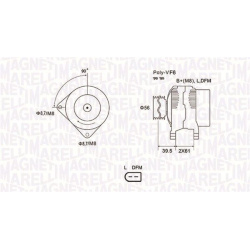 kintamosios srovės generatorius
                                MAGNETI MARELLI                                063731912010,