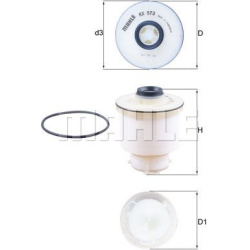kuro filtras
                                MAHLE                                                KX573D, MAHLE, KX573D, auto