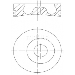 Stūmoklis
MAHLE 101 97 00, MAHLE, 1019700, au