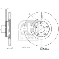 FEBI BILSTEIN                                                176973, FEBI BILSTEIN, 176973, auto detalė