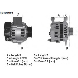 LUCAS ELECTRICAL                                LRA02815, Nenurodytas gamintojas, LRA02815, auto detalė
