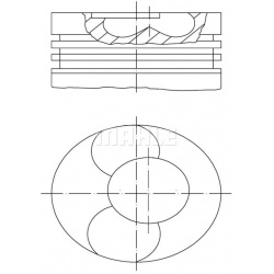 Stūmoklis
MAHLE 028 PI 00113 001, MAHLE, 028P
