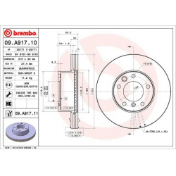 stabdžių diskas (1vnt) PRIME LINE - UV Coated
                                BREMBO                                       