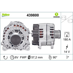 kintamosios srovės generatorius VALEO ORIGINS NEW OE TECHNOLOGY
                                                439800, VALE