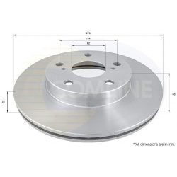 stabdžių diskas (1vnt) Comline
                                ADC0170V, COMLINE, ADC0170V, auto detalė