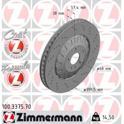 stabdžių diskas (1vnt) FORMULA Z
                                ZIMMERMANN                                100.3375.70, Nen