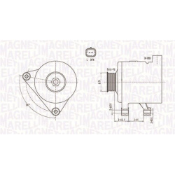 kintamosios srovės generatorius
                                MAGNETI MARELLI                                063731498010,