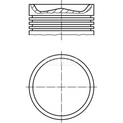 stūmoklis
                                MAHLE                                                2295100, MAHLE, 2295100, auto