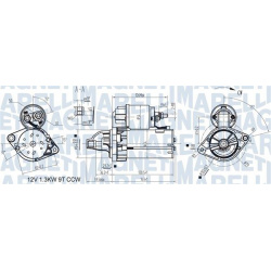 Starteris
                                MAGNETI MARELLI                                                063721346010, MAGNET