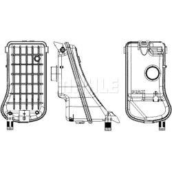 išsiplėtimo bakelis, aušinimo skystis BEHR
                                MAHLE                                          