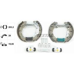 stabdžių trinkelių komplektas Shoe Kit Pro
                                TEXTAR                                84065300,