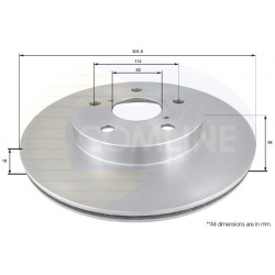 stabdžių diskas (1vnt) Comline
                                ADC0174V, COMLINE, ADC0174V, auto detalė
