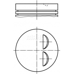 stūmoklis
                                MAHLE                                                011 42 00, MAHLE, 0114200, au