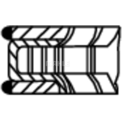 stūmoklio žiedų komplektas
                                MAHLE                                                009 24 N0,