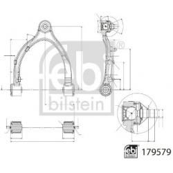 pakabos svirtis
FEBI BILSTEIN 179579, FEBI BIL