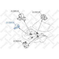 variklio montavimas
                                STELLOX                                25-72024-SX, STELLOX, 25-72024-SX,