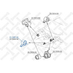 variklio montavimas
                                STELLOX                                25-72007-SX, STELLOX, 25-72007-SX,
