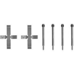 priedų komplektas, diskinių stabdžių trinkelės
                                BOSCH                                1 98