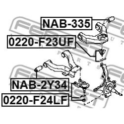 Šarnyras
                                FEBEST                                0220-F24LF, Nenurodytas gamintojas, 0220-F24L