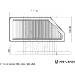 oro filtras
                                BLUE PRINT                                                ADBP220096, BLUE PRINT,