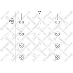 stabdžių antdėklo rinkinys, būgninis stabdys
                                STELLOX                                     