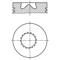 stūmoklis
                                MAHLE                                                015 04 02, MAHLE, 0150402, au