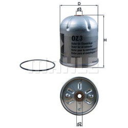 alyvos filtras
                                MAHLE                                                OZ3D, MAHLE, OZ3D, auto d
