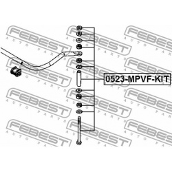 Stabilizatoriaus traukė
                                FEBEST                                0523-MPVF-KIT, Nenurodytas gam