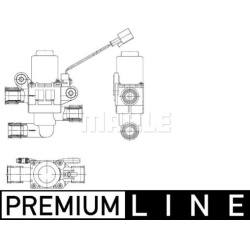 solenoidinis vožtuvas, oro kondicionavimas BEHR *** PREMIUM LINE ***
                                MAHLE                  