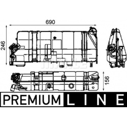 išsiplėtimo bakelis, aušinimo skystis BEHR *** PREMIUM LINE ***
                                MAHLE                     