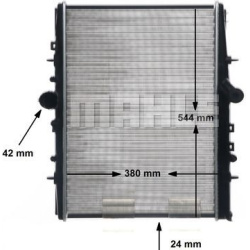 Aušinimo radiatorius
MAHLE CR 883 000S, MAHLE