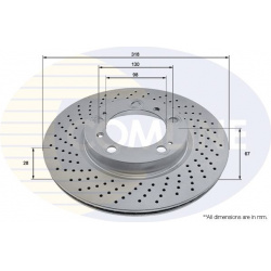 stabdžių diskas (1vnt) Comline
                                ADC2898VL, COMLINE, ADC2898VL, auto detalė