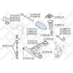 vairo kolonėlės apsauga
                                STELLOX                                14-98033-SX, STELLOX, 14-980