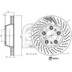 stabdžių diskas (1vnt)
                                FEBI BILSTEIN                                                44061, 