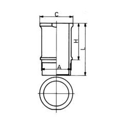 cilindro įvorė
                                KOLBENSCHMIDT                                                89584110, KOLBE