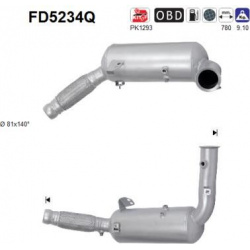 DPF, kietųjų dalelių filtras
                                                FD5234Q, AS, FD5234Q, auto detalė