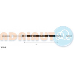 Trosas, stovėjimo stabdys
                                ADRIAUTO                                                05.0233, A