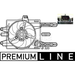 ventiliatorius, radiatoriaus BEHR *** PREMIUM LINE ***
MAHLE