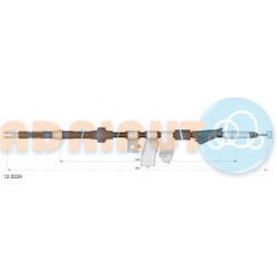 trosas, stovėjimo stabdys
ADRIAUTO 12.0224, A