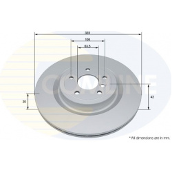 stabdžių diskas (1vnt) Comline
                                ADC4065V, COMLINE, ADC4065V, auto detalė