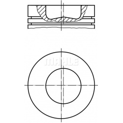 stūmoklis
                                MAHLE                                                228 91 00, MAHLE, 2289100, au