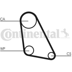 paskirstymo diržas
                                CONTITECH                                                CT534, CONTITECH