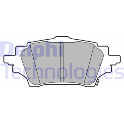 stabdžių trinkelių rinkinys, diskinis stabdys
DELPHI LP3608