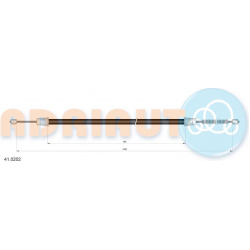 trosas, stovėjimo stabdys
                                ADRIAUTO                                41.0202, ADRIAUTO, 410202,