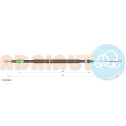 Trosas rankinio
                                ADRIAUTO                                35.0229.1, ADRIAUTO, 3502291, auto de