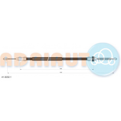 trosas, stovėjimo stabdys
                                ADRIAUTO                                                41.0232.1,