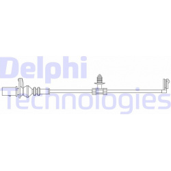 įspėjimo kontaktas, stabdžių trinkelių susidėvėjimas
                                DELPHI                           